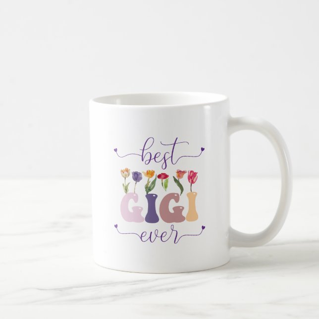 Best Gigi Ever Mug, mug for grandma, mug for mom Kaffemugg (Höger)
