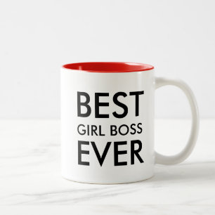 Best Girl Chef någonsin   Office Gift Två-Tonad Mugg
