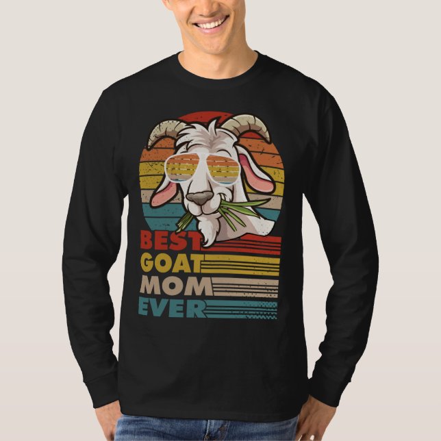 best goat mom ever for a goat  mothersday t shirt (Framsida)