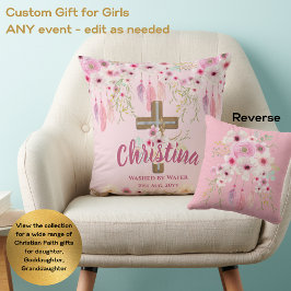 "Best GODDAUGHTER Baptism Confirmunion" Kudde