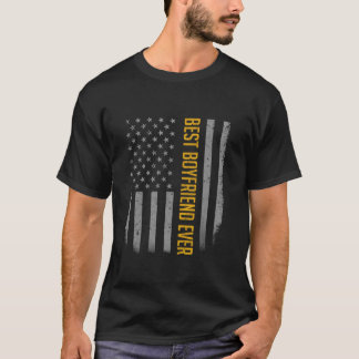 Best Godfather, amerikansk Flagga Gift for Far T Shirt