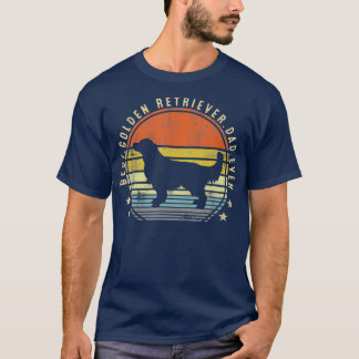 Best Golden Retriever Dad Ever Daddy Gifts Dog T Shirt