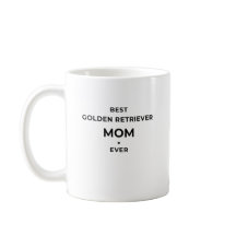 ☕ Best Golden Retriever Mom Ever – White Mug