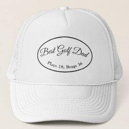 Best Golf Dad | Funny Golf Father Gift Keps