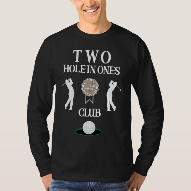 Best Golf   Hole In One Club  Men's Golf Humor T Shirt (Framsida)