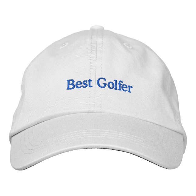 Best Golfer Hat Broderad Keps (Framsida)