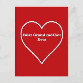 Best grand mother ever vykort