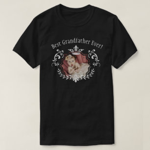 Best Grandfather Family Photo Anpassningsbar T-Shi T Shirt