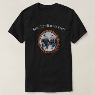 Best Grandfather Family Photo Anpassningsbar T-Shi T Shirt