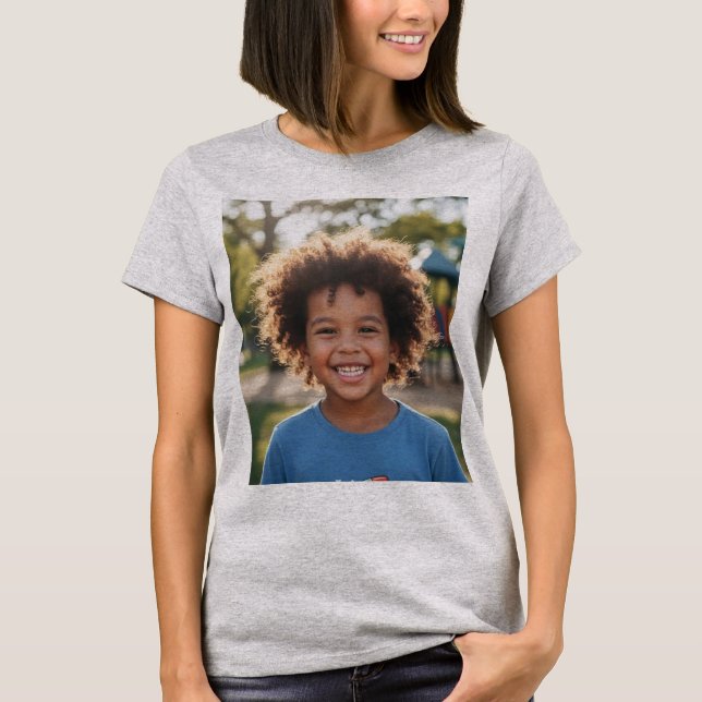 Best Grandma Ever Floral T Shirt (Framsida)