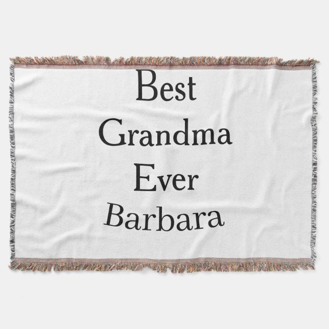 Best Grandma ever name date simple mothers day min Filt (Framsidan)