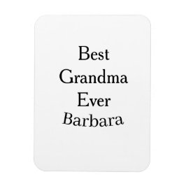 Best Grandma ever name date simple mothers day min Magnet
