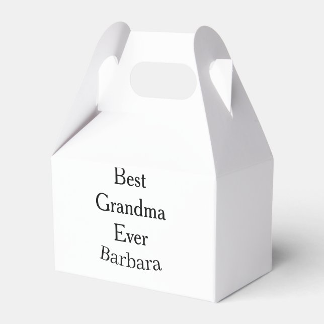 Best Grandma ever name date simple mothers day min Presentaskar (Framsidan Sidan)