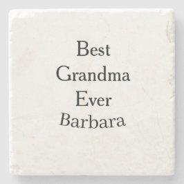 Best Grandma ever name date simple mothers day min Stenunderlägg