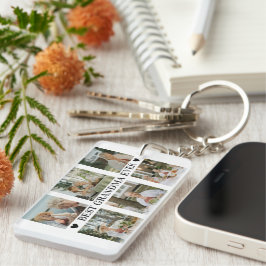 Best Grandma Ever Photo Collage – Gift with Hearts Nyckelring