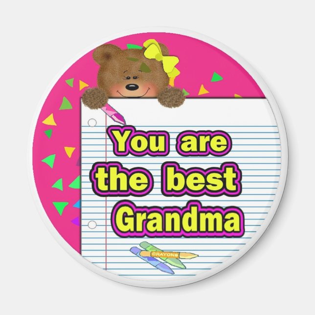 Best Grandma Magnet (Framsidan)