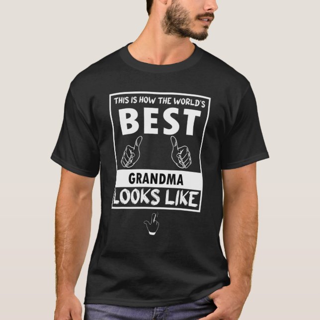 Best Grandma Mamma Inspired Sarcasm Sarcastic Moti T Shirt (Framsida)