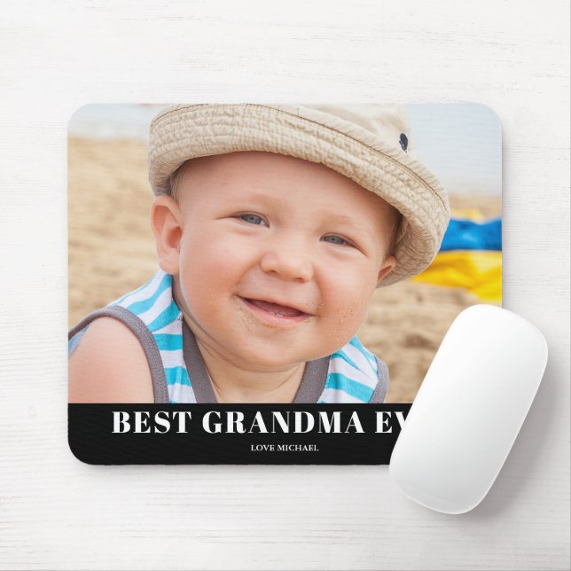Best Grandma Photo Namn Musmatta (Med mus)