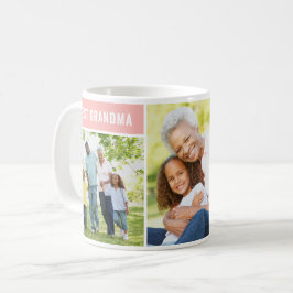 Best Grandma Rosa Mors dag Photo Collage Kaffemugg