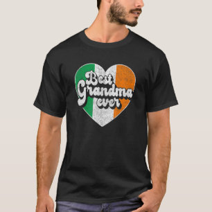 Best Grandma Your Ireland Flagga Irish Grandma T Shirt
