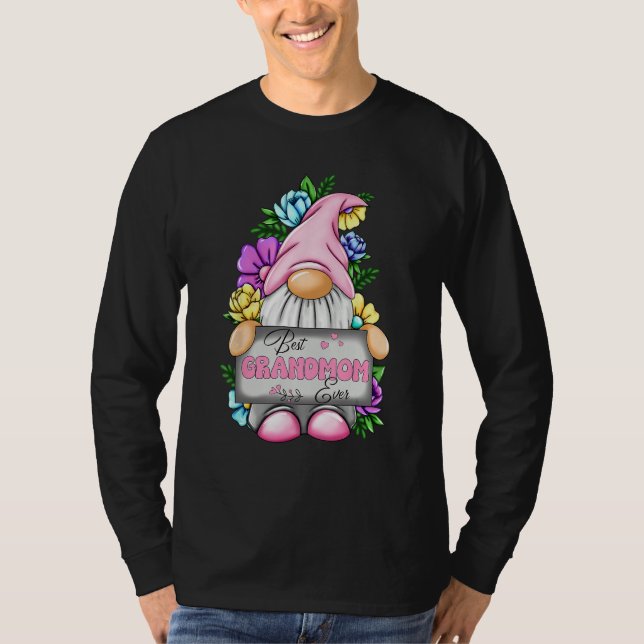 Best Grandmom Ever Gnome Happy Mother s Day Gnomes T Shirt (Framsida)