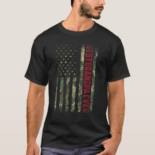 Best Grandpa All American Flagga Far T Shirt