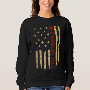Best Grandpa All American Flagga Proud Grandpa Fat T Shirt