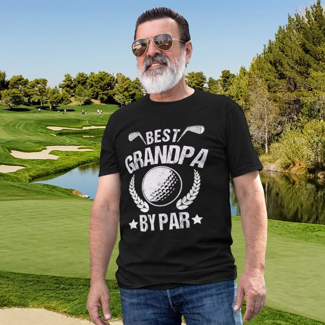 Best Grandpa By par Funny Golfer Grandpa T Shirt (Skapare uppladdad)