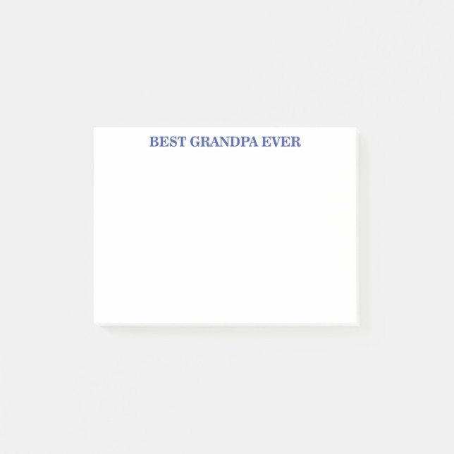BEST GRANDPA EVER POST-IT BLOCK (Framsida)