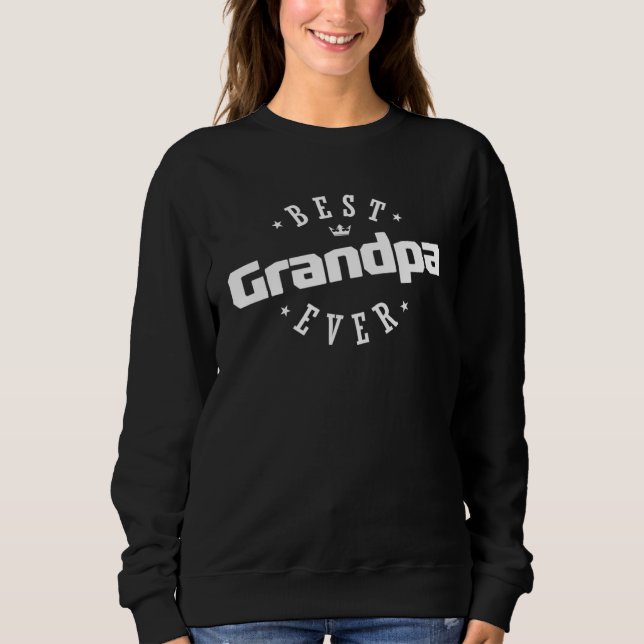 Best Grandpa Ever T Shirt (Framsida)