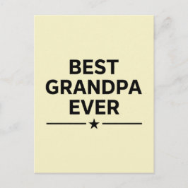Best grandpa ever vykort