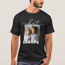 Best GRANDPA Photo Fars dag T-Shirt