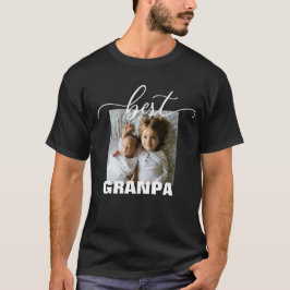 Best GRANDPA Photo Fars dag T-Shirt