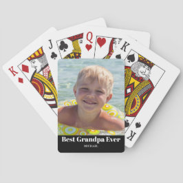 Best Grandpa Photo Namn Casinokort