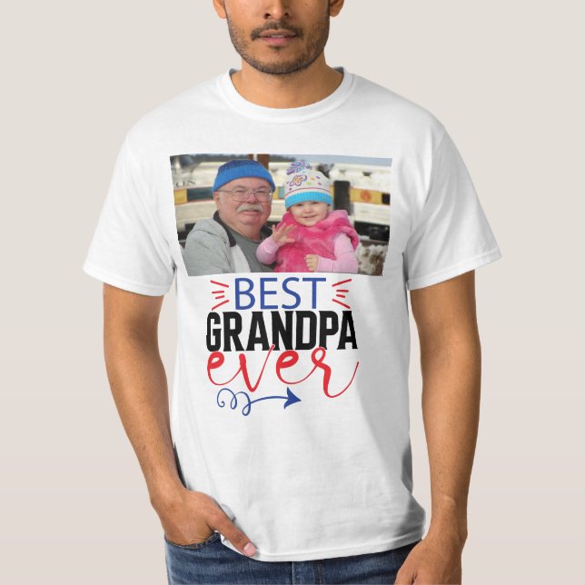 Best Grandpa T-Shirt (Framsida)