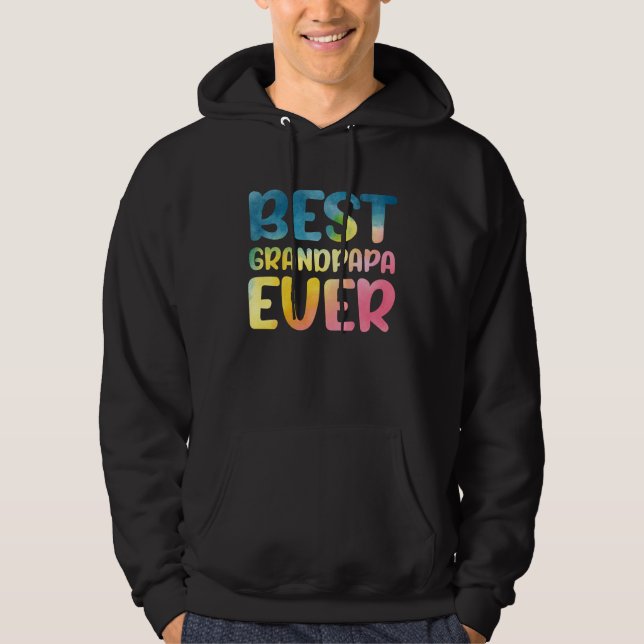 Best Grandpapa Ever  Father's Day Grandpapa Hoodie (Framsida)