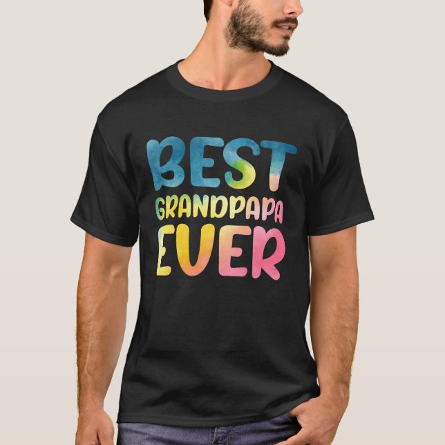 Best Grandpapa Ever  Father's Day Grandpapa T Shirt (Framsida)