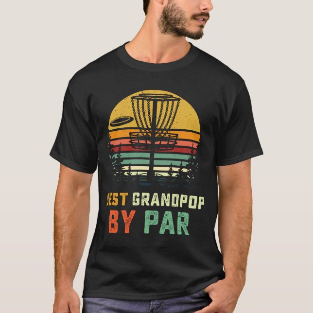 Best Grandpop Disk Golf Grandpa Frisbees Disk Gol T Shirt (Framsida)