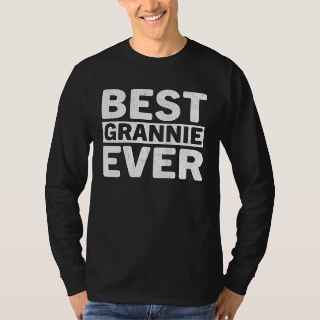 Best Grannie Ever  Mothers Day Grannie T Shirt (Framsida)