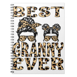 Best Granny All Leopard Play Mors dag Anteckningsbok