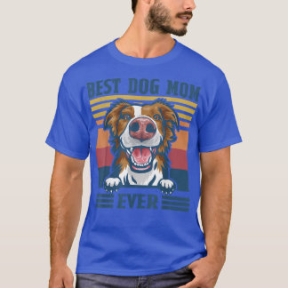 Best Gräns Collie Mamma Alltid Rolig hund Mamma Mo T Shirt