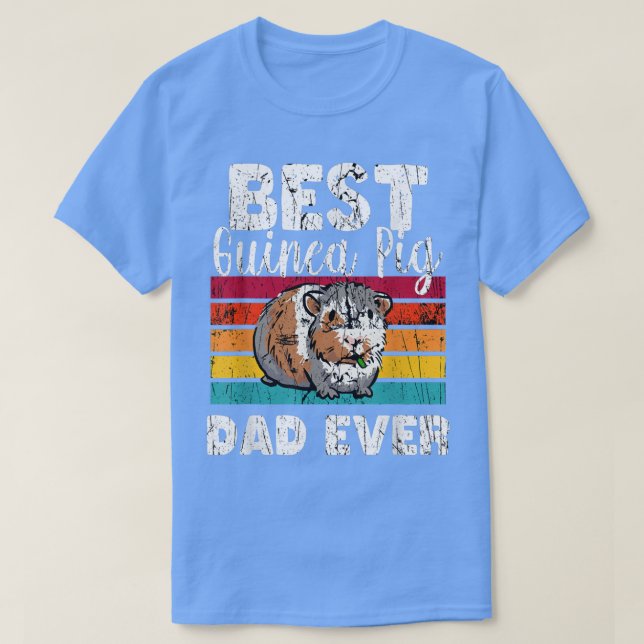 Best Guinea Pig Dad Ever30 T Shirt (Design framsida)