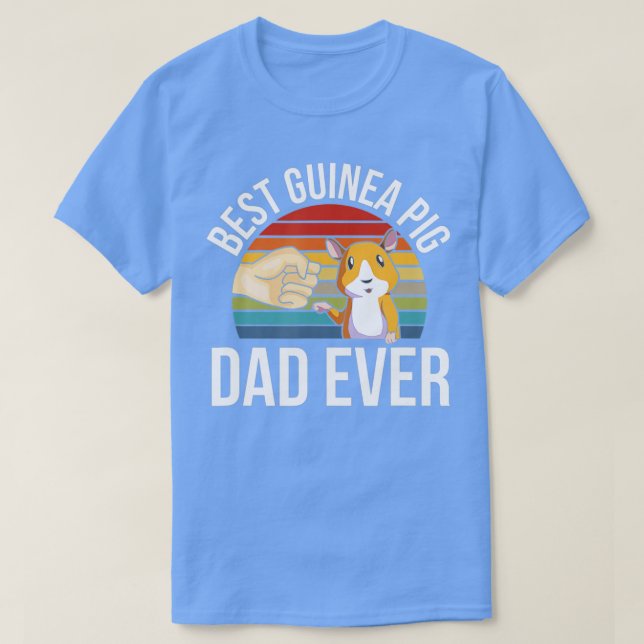 Best Guinea Pig Dad Ever  T Shirt (Design framsida)