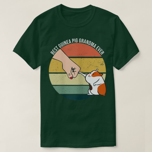 Best Guinea Pig Grandma Ever Furry Potato Domestic T Shirt (Design framsida)