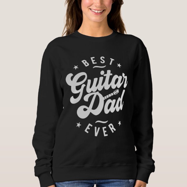 Best Guitar Dad Ever  Dad Guitar T Shirt (Framsida)