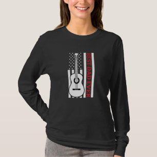 Best Guitar Pappa någonsin Guitarist Acoustic Guit T Shirt
