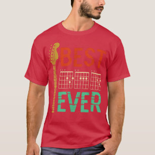 Best Guitar PAPPA någonsin Music chords Far Musici T Shirt
