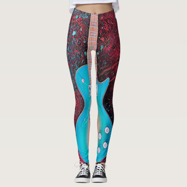 Best guitarist ever leggings (Framsida)