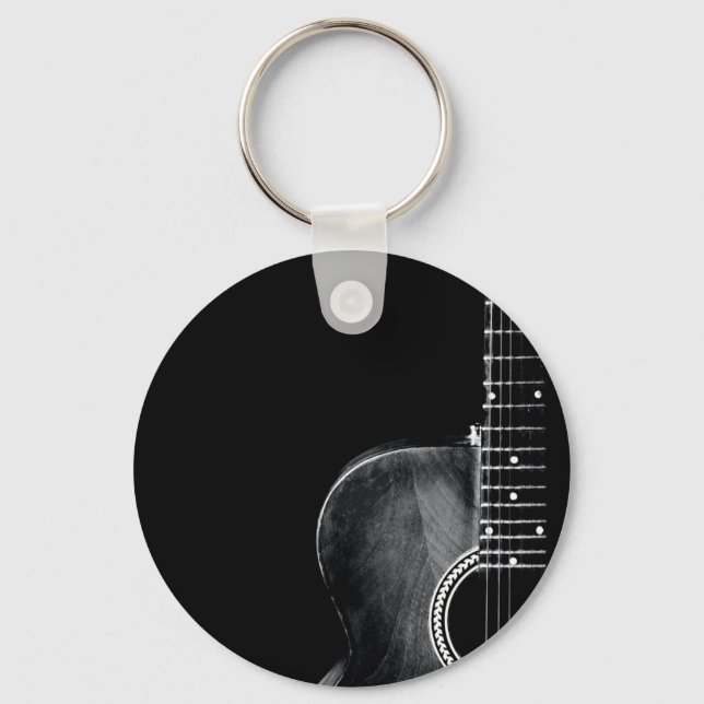 Best Guitarist Gift Nyckelring (Framsida)