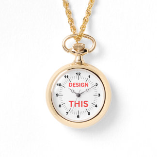 BEST. Guld Necklace Watch - Personlig Armbandsur